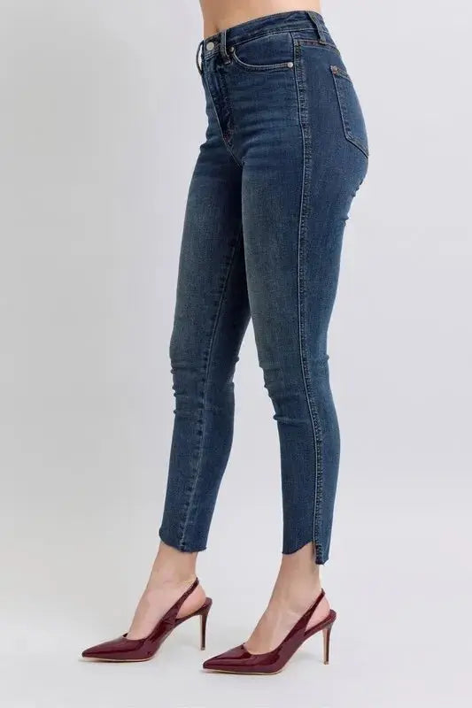 Judy Blue Full Size High Waist Tummy Control Skinny Jeans - Love Salve 