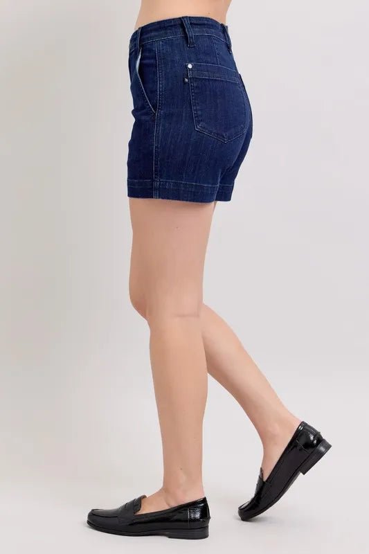 Judy Blue High Waist Denim Shorts for Women Fashion - Love Salve 