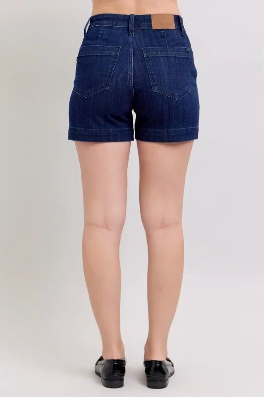 Judy Blue High Waist Denim Shorts for Women Fashion - Love Salve 