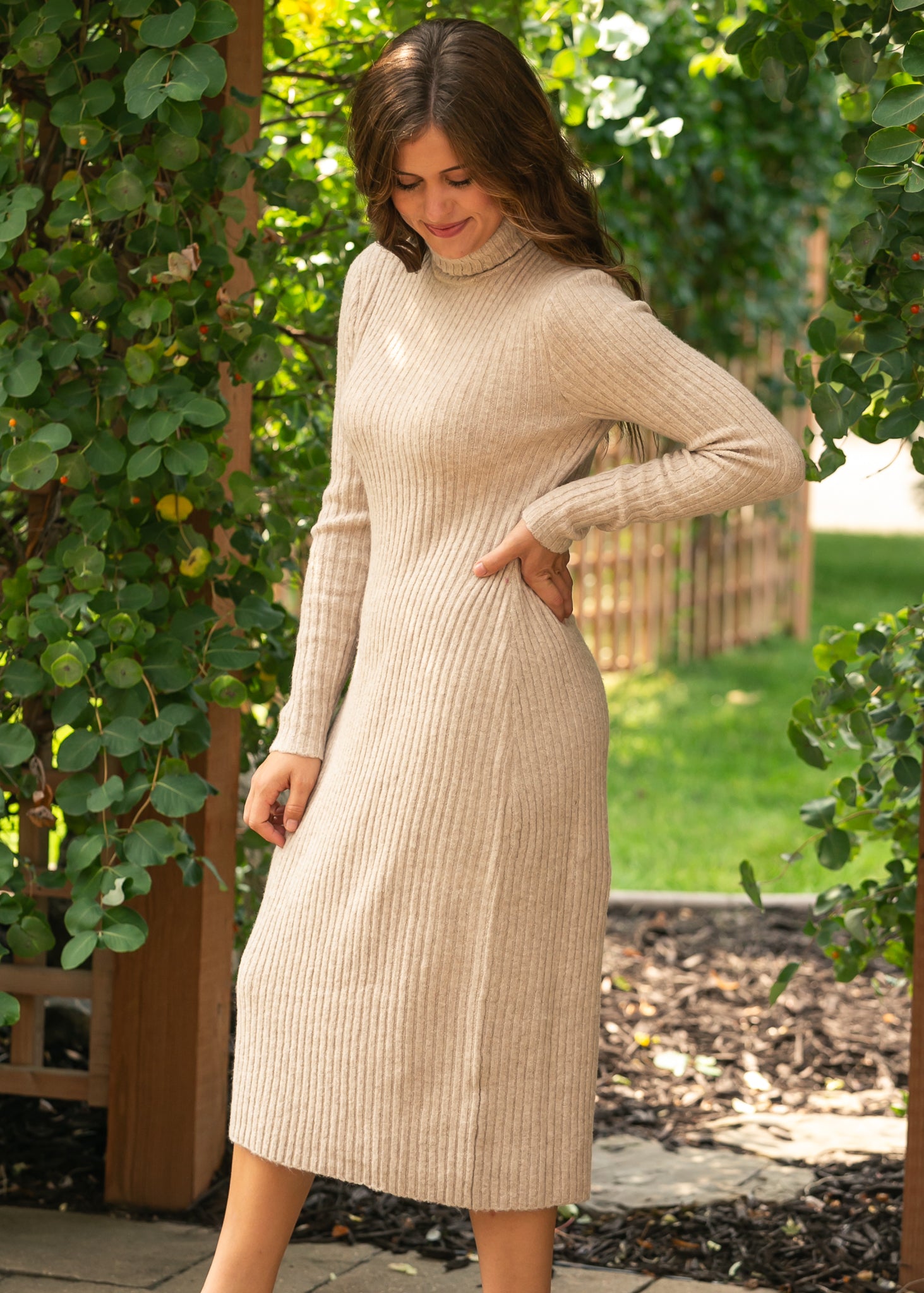 Juliette Turtleneck Maxi Dress Inherit Co.