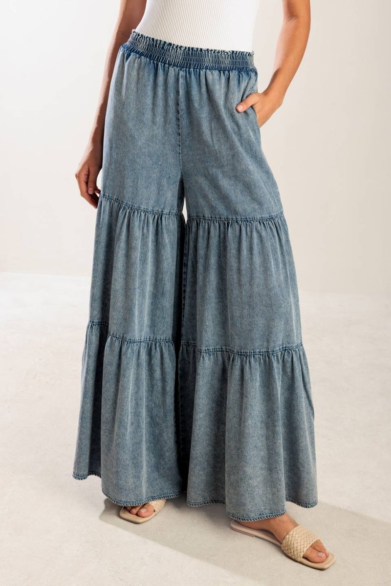 JUST A FEELING DENIM PANTS - Love Salve