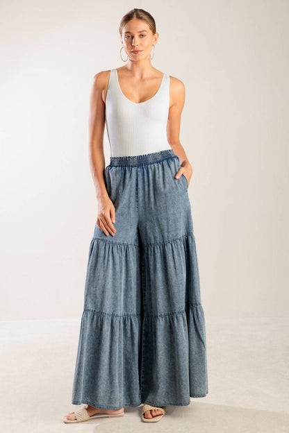 JUST A FEELING DENIM PANTS - Love Salve
