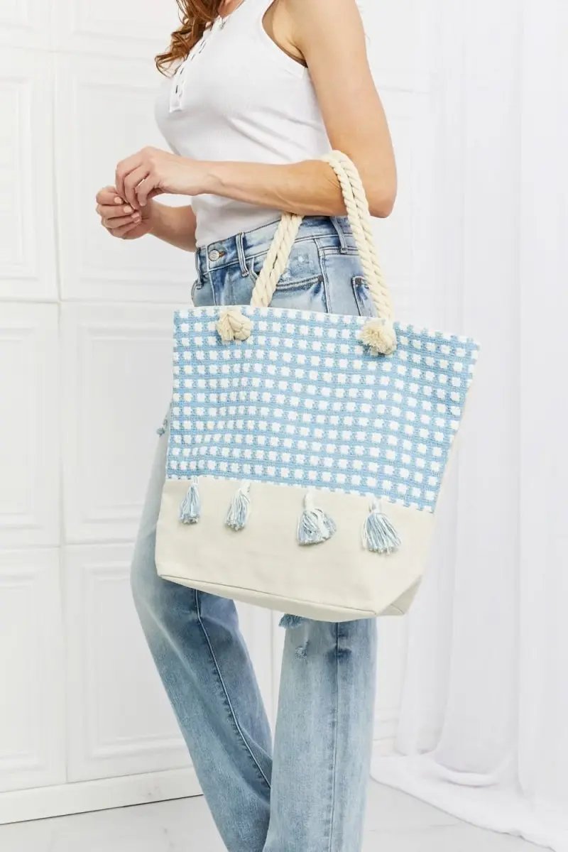Justin Taylor Picnic Date Tassel Tote Bag - Love Salve 