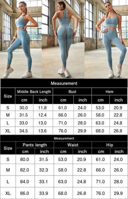 Chic seamless mesh yoga set - Love Salve 