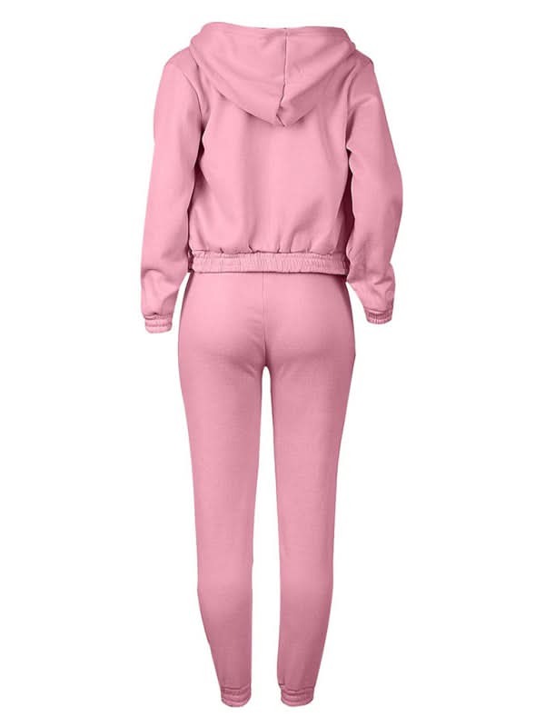 Stylish velvet jogger set for women - Love Salve 