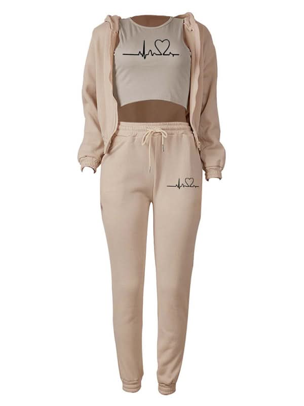 Stylish velvet jogger set for women - Love Salve 