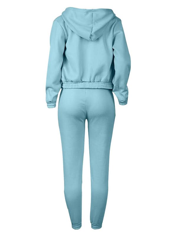 Stylish velvet jogger set for women - Love Salve 