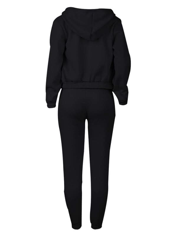 Stylish velvet jogger set for women - Love Salve 
