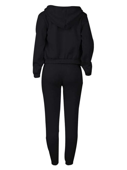 Stylish velvet jogger set for women - Love Salve 