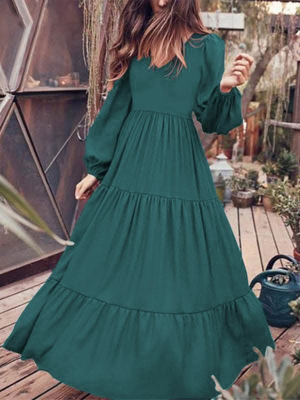 Chic Women's Swing Dress - Autumn Style for Every Occasion - Love Salve 