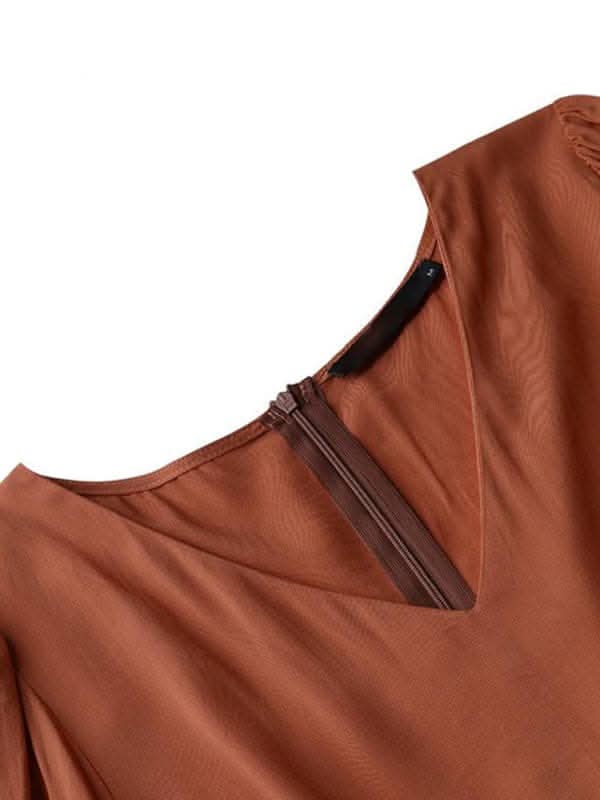 Chic Women's Swing Dress - Autumn Style for Every Occasion - Love Salve 