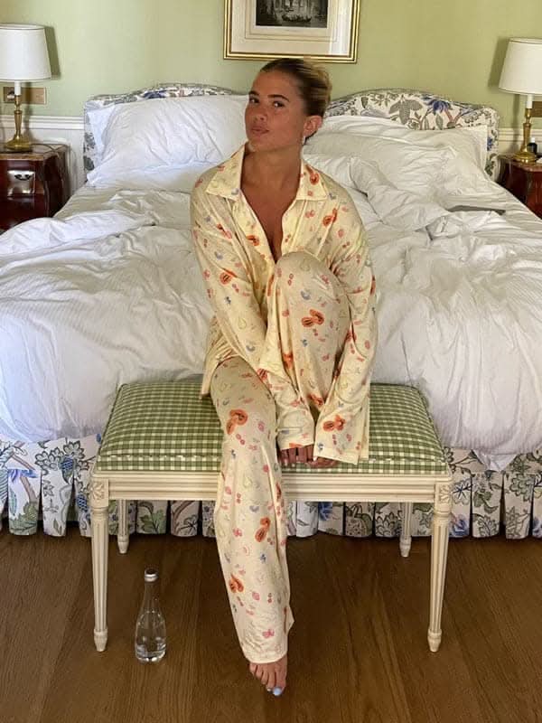 Chic long-sleeved pajamas set - Love Salve 