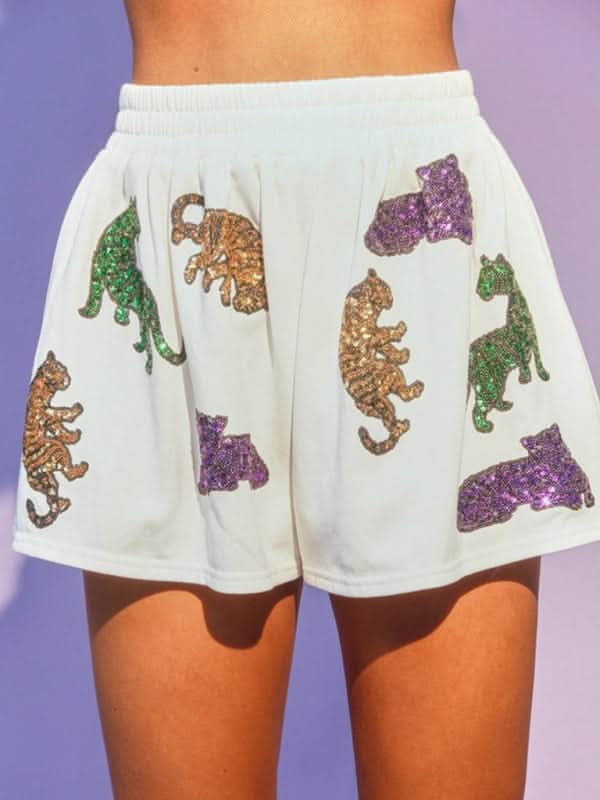 Sequin two-piece set for women 
