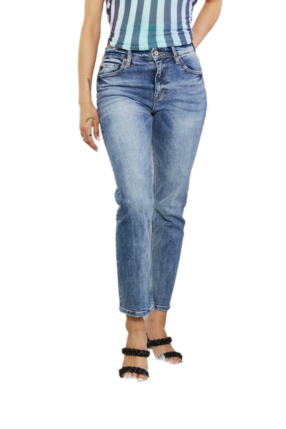 Amara High Rise Slim Straight Jeans - Elevate Your Wardrobe with TimelAmara High Rise Slim Straight Jeans

Elevate your wardrobe with timeless elegance and modern trends with the Amara High Rise Slim Straight Jeans by Kancan. Step intoLove Salve Amara High Rise Slim Straight Jeans - Elevatejeans