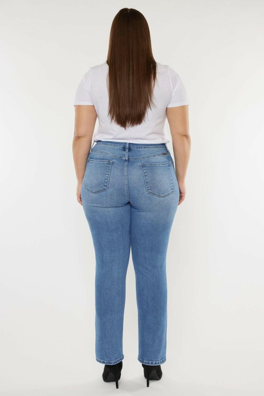 Kancan Full Size Cat's Whiskers High Waist Jeans - Love Salve