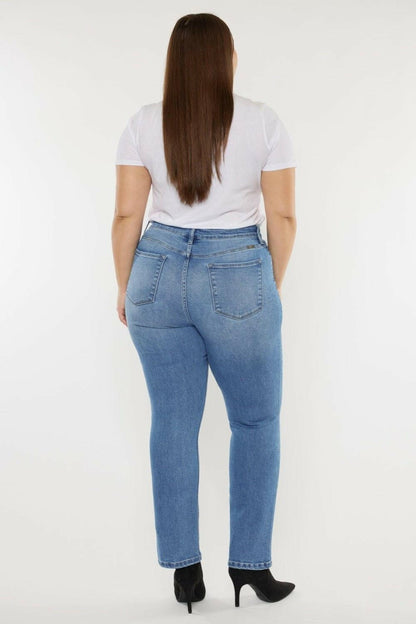 Kancan Full Size Cat's Whiskers High Waist Jeans - Love Salve