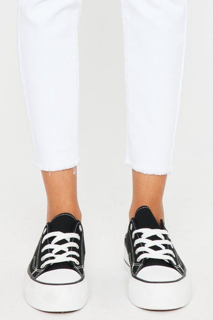 Kancan Mid Rise Ankle Skinny Jeans for Everyday Style - Love Salve