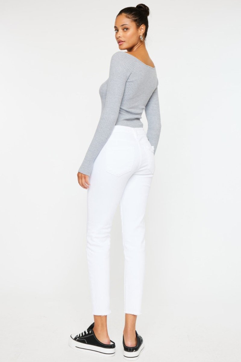 Kancan Mid Rise Ankle Skinny Jeans for Everyday Style - Love Salve