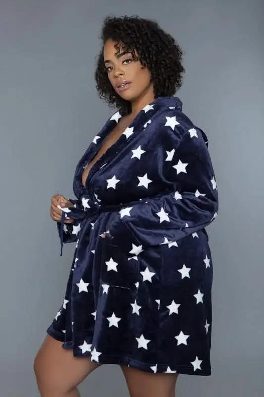 Kaylee Robe Star Print - Love Salve 