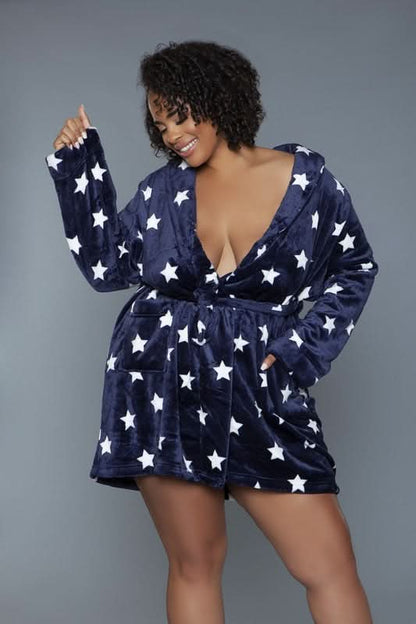 Kaylee Robe Star Print - Love Salve 