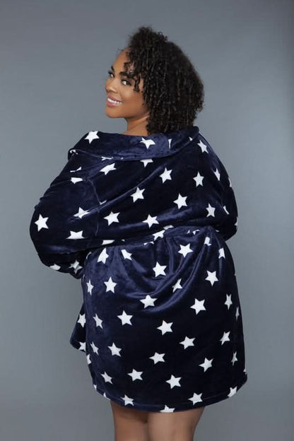 Kaylee Robe Star Print - Love Salve 