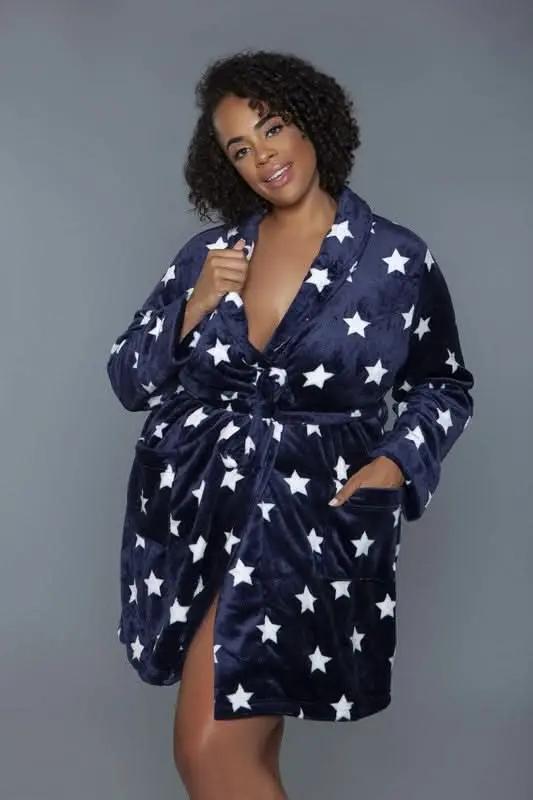 Kaylee Robe Star Print - Love Salve 