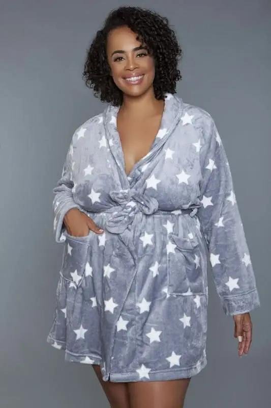 Kaylee Robe Star Print - Love Salve 