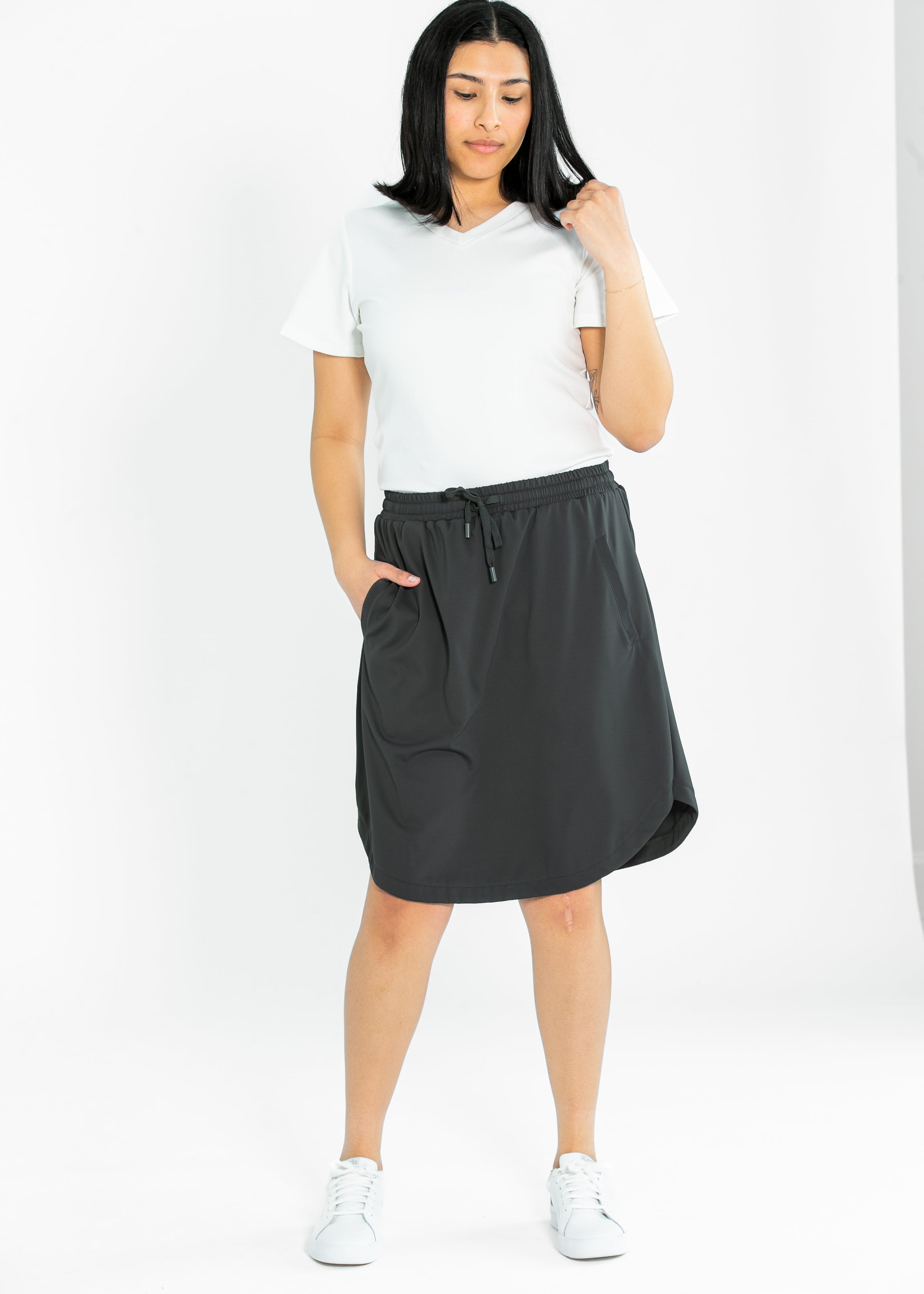 Kenedi Sport Athletic Midi Skirt Inherit Co.