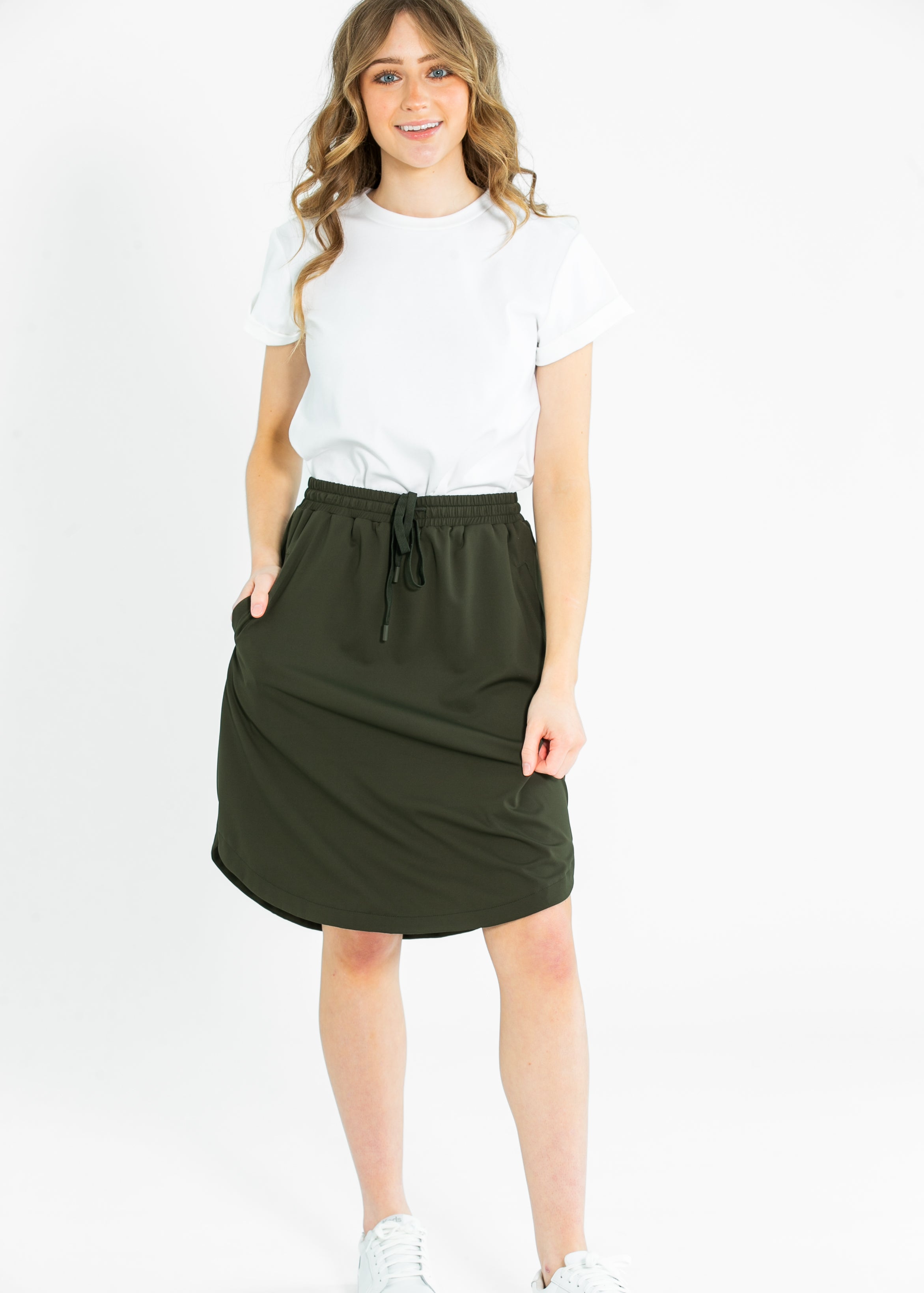 Kenedi Sport Athletic Midi Skirt Inherit Co.