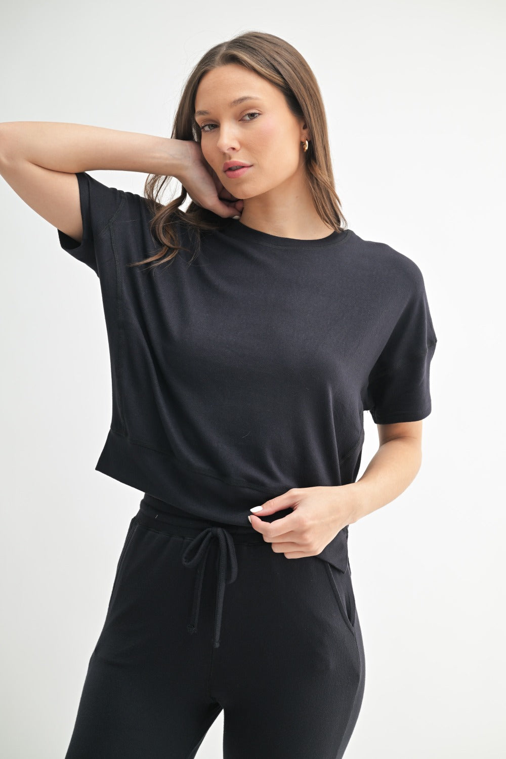 Cloudflow Dolman Lounge Top Soft Brushed Hacci Cozy Fitkitty Culture Athleisure Wear, Yoga Wear & Women's Clothing