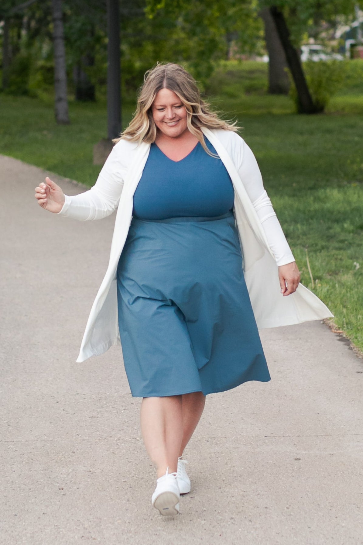 Kylin Lightweight Open Front Cardigan With Deep Pockets Inherit Co.