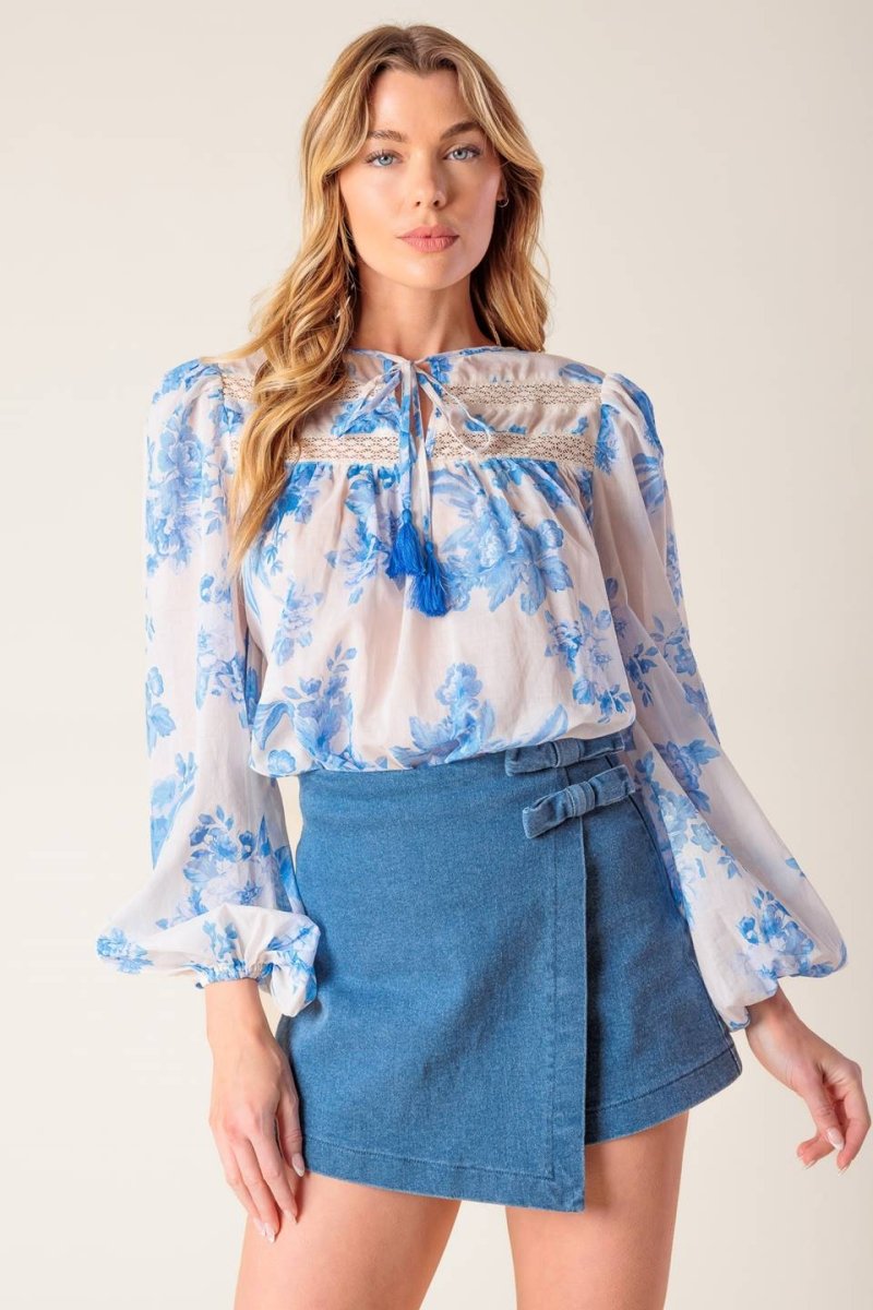 LAGOON DAYDREAMS WOVEN TOP - Love Salve