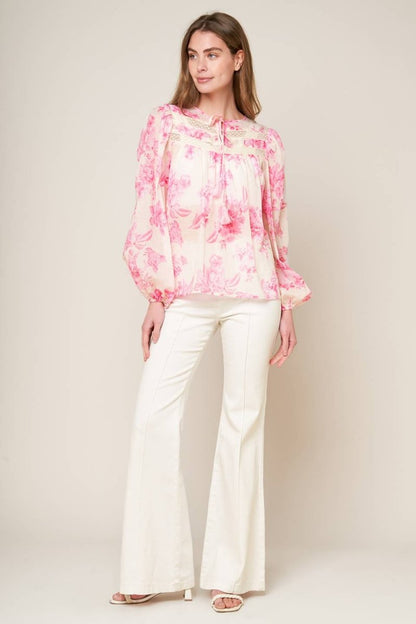 LAGOON DAYDREAMS WOVEN TOP - Love Salve