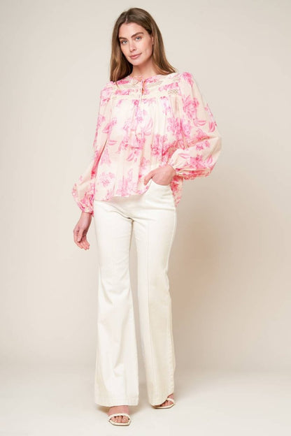 LAGOON DAYDREAMS WOVEN TOP - Love Salve