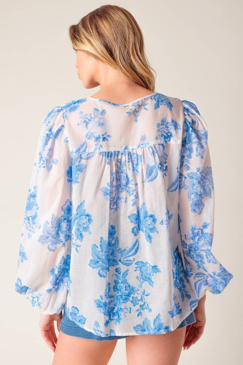 LAGOON DAYDREAMS WOVEN TOP - Love Salve