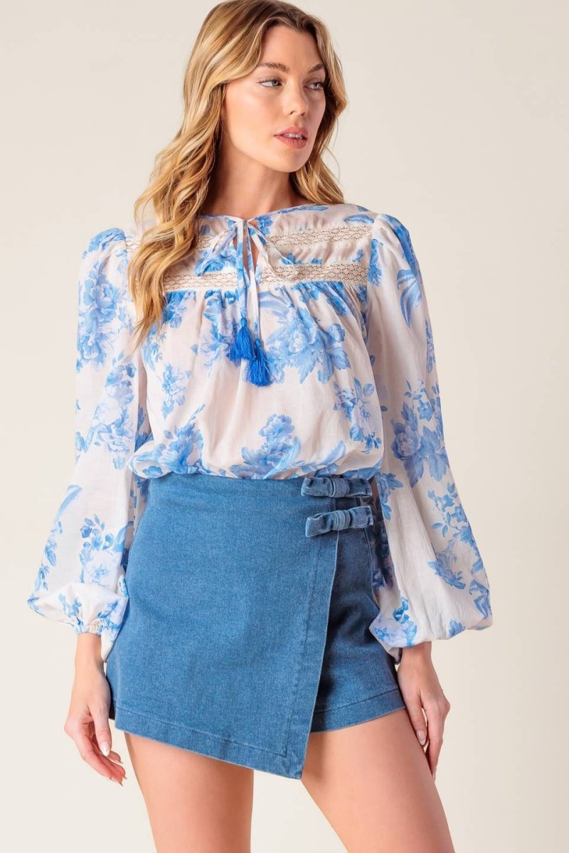 LAGOON DAYDREAMS WOVEN TOP - Love Salve