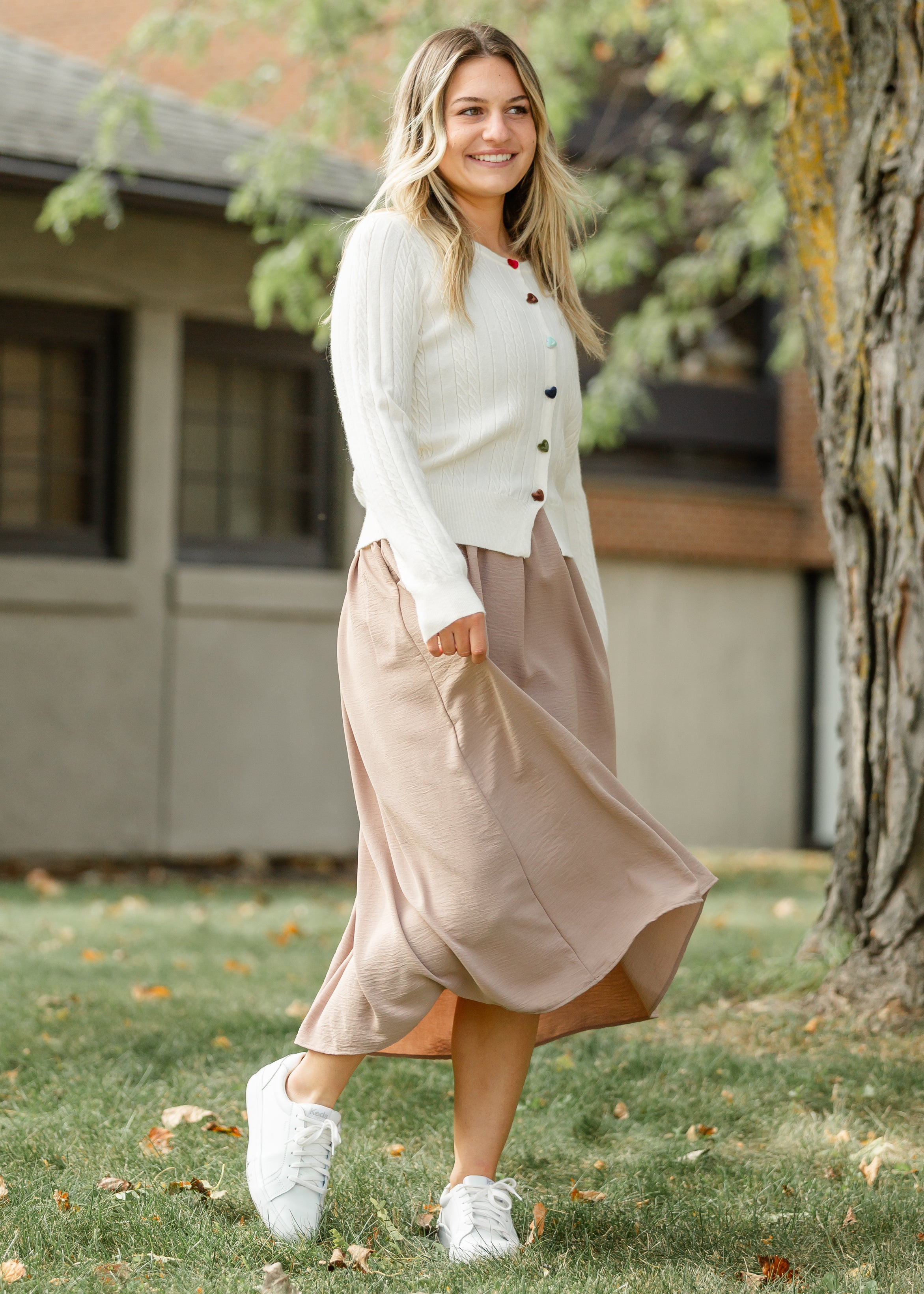 Laken Smocked Back Midi Dress Inherit Co.