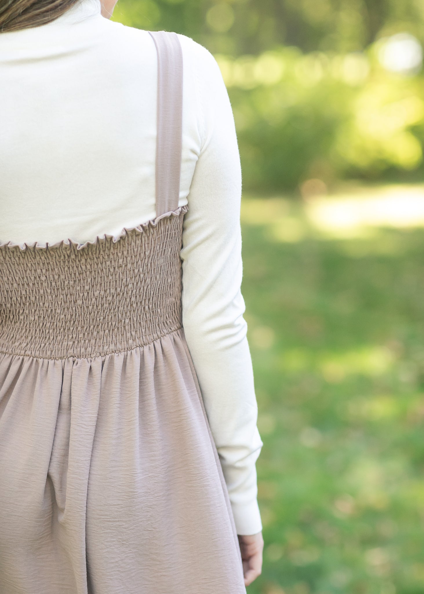 Laken Smocked Back Midi Dress Inherit Co.
