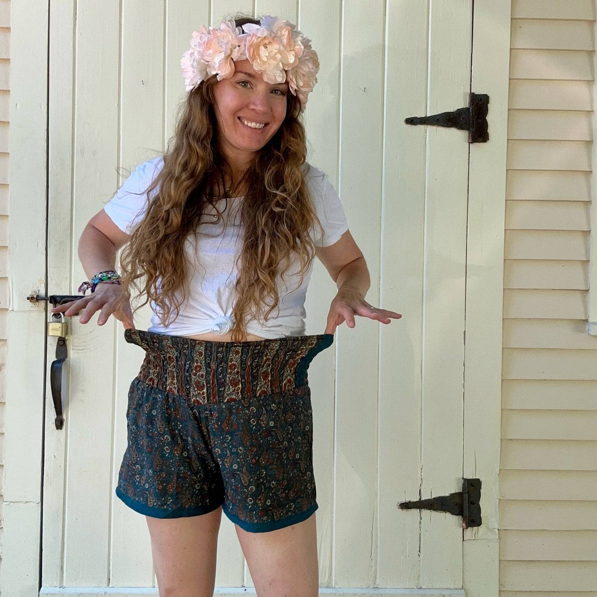 Last Chance Laurel Canyon Lounge Shorts For Teens And Preteens Size 00 To 6 Boho 1970s Inspired Darn Good Yarn