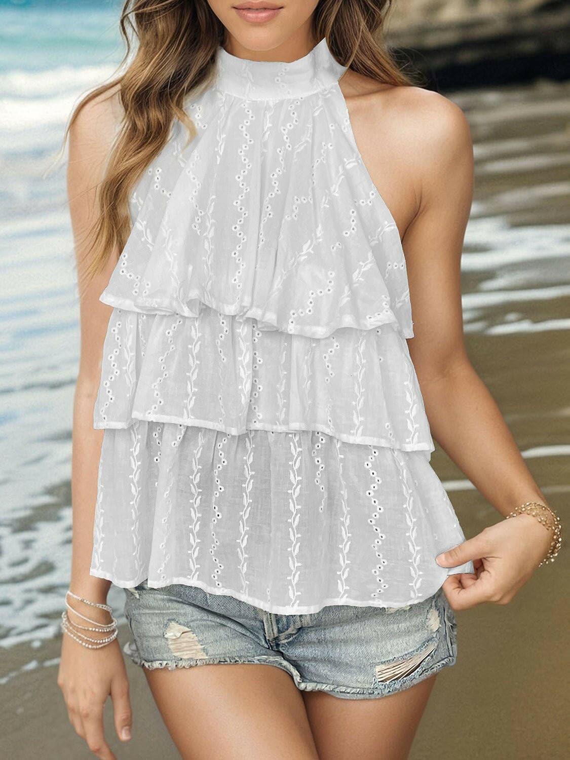 Layered Mock Neck Tank - Love Salve