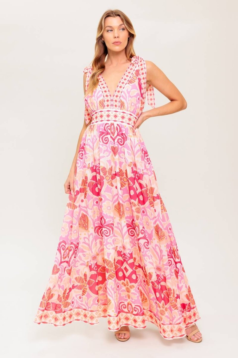 LEACE IT TO FATE WOVEN MAXI DRESS - Love Salve