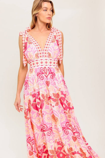 LEACE IT TO FATE WOVEN MAXI DRESS - Love Salve