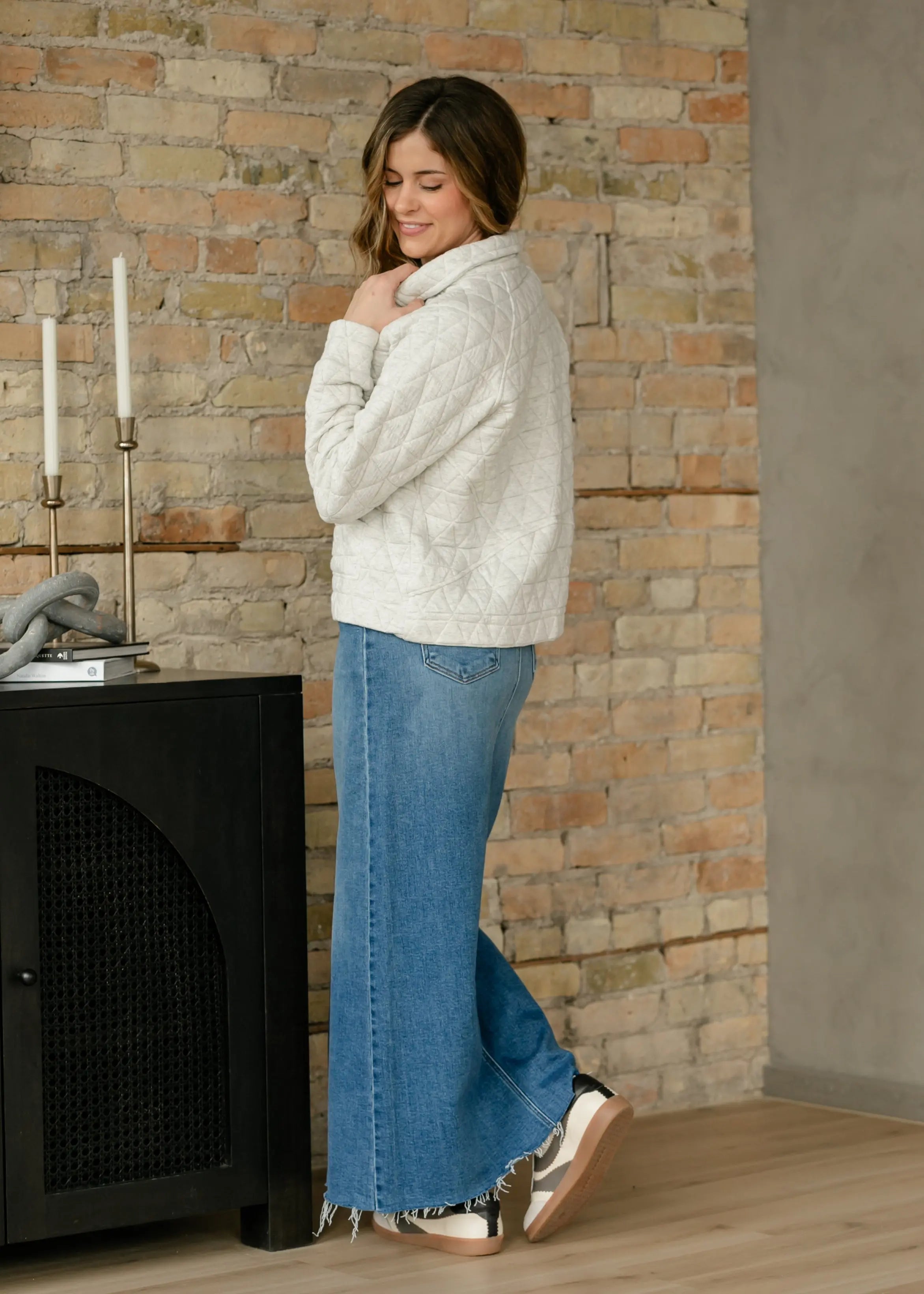 Lee A-Line Raw Hem Maxi Skirt Inherit Co.