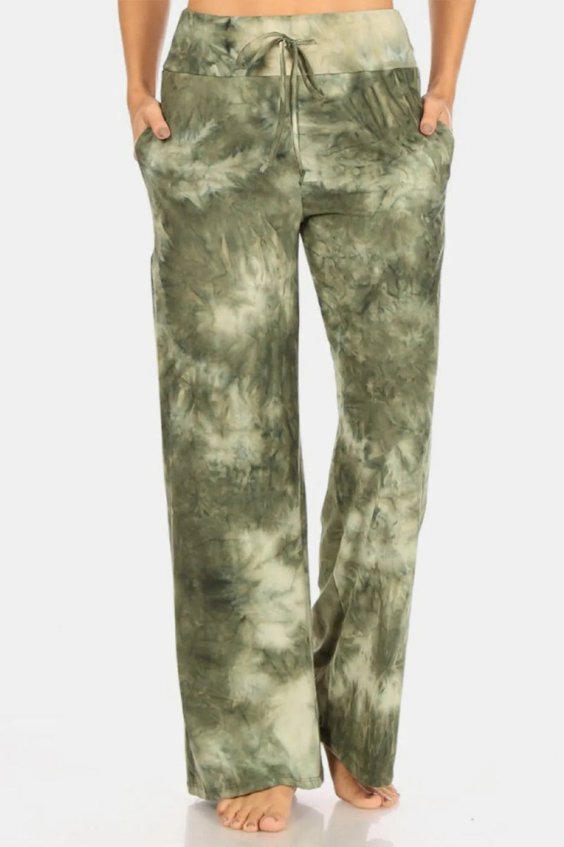 Leggings Depot Buttery Soft Printed Drawstring Pants for Comfort - Love Salve 