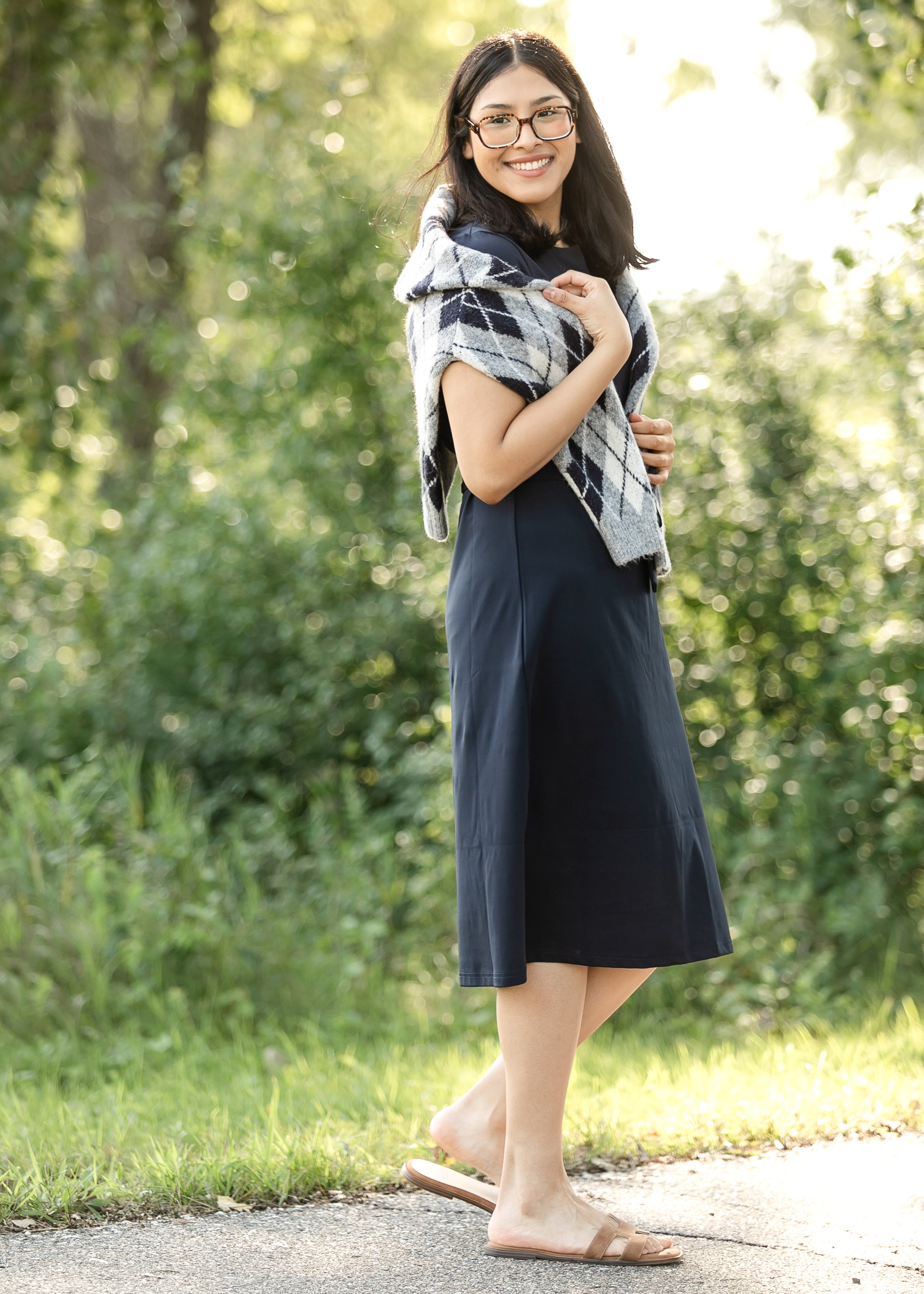 Lennox Classic Midi Dress Inherit Co.