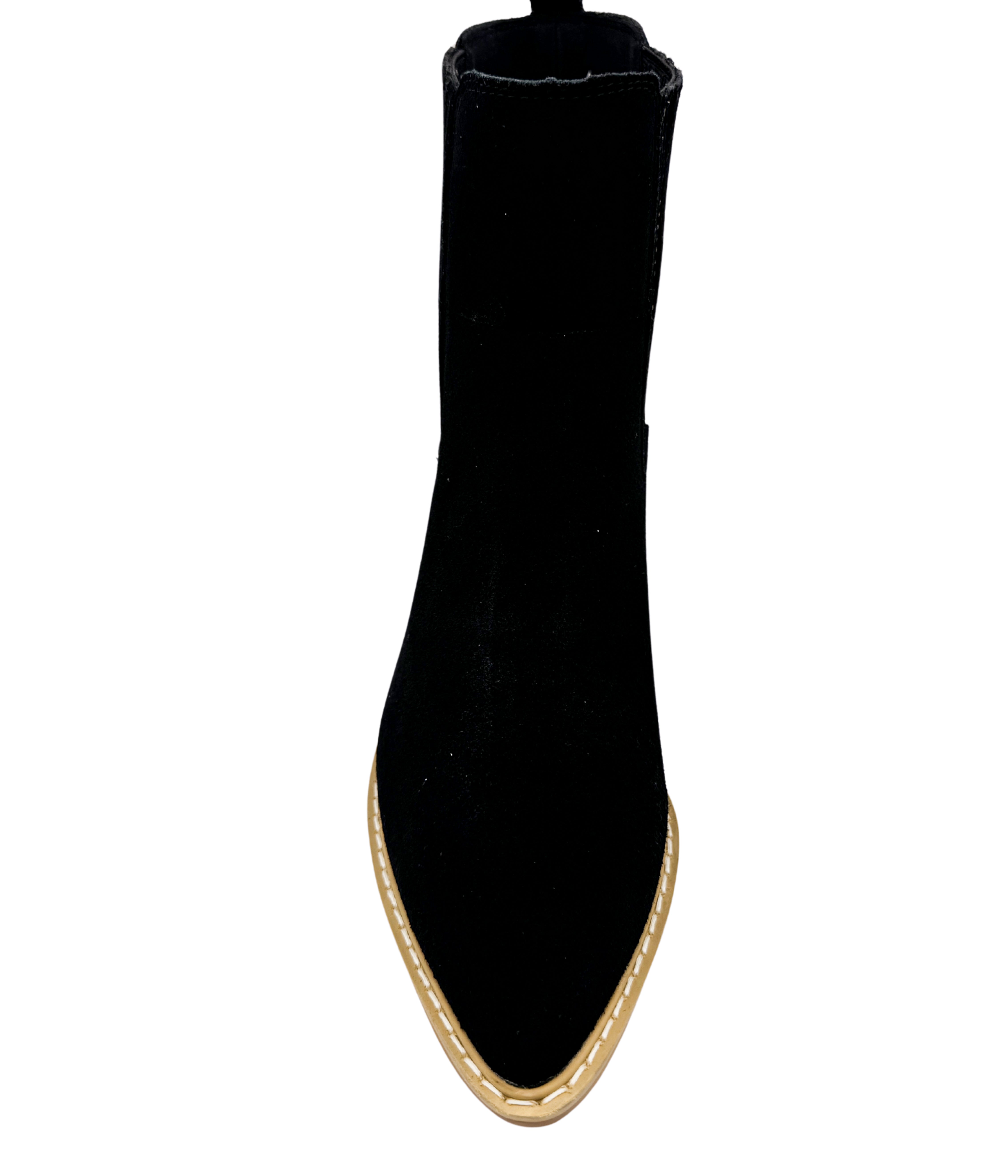 Leonor Suede Ankle Boot Black For Fall And Winter Wear Naughty Monkey