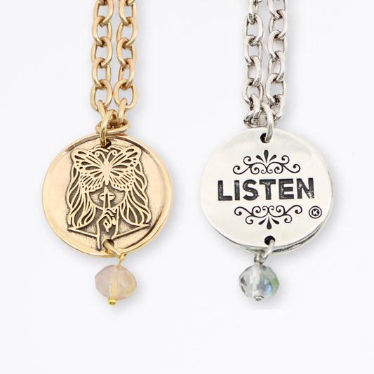 Listen Madame Butterfly Essential Necklace Katia Designs
