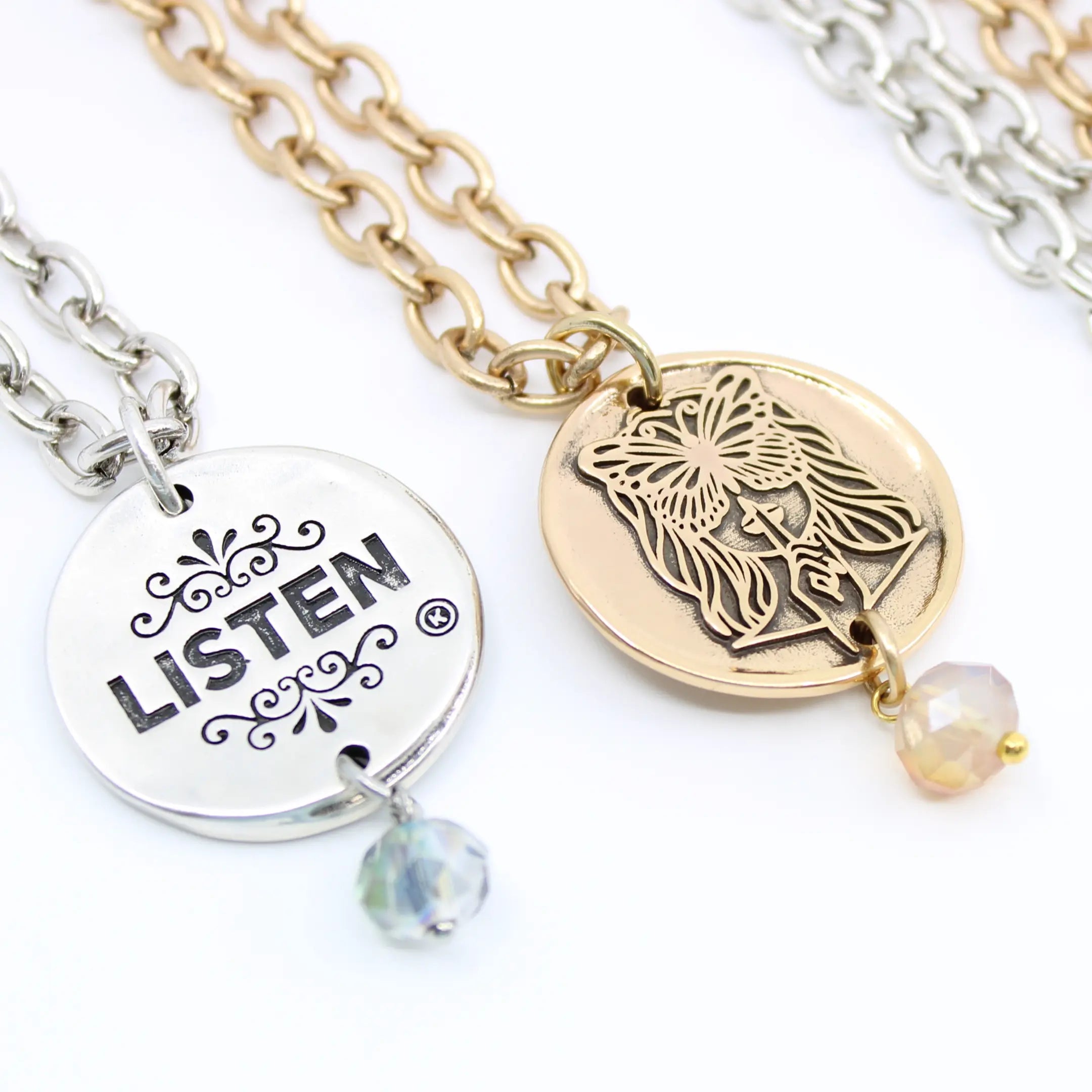 Listen Madame Butterfly Essential Necklace Katia Designs