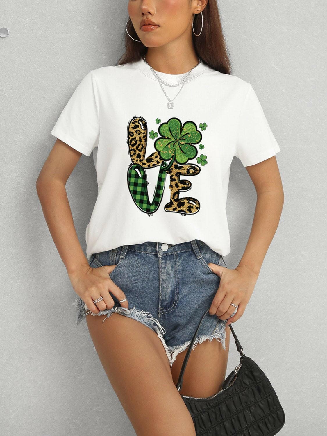 LOVE Round Neck Short Sleeve T-Shirt - Love Salve