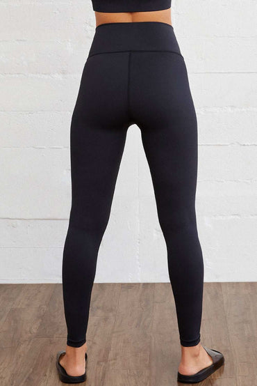 Black seamless leggings - arched waist - Love Salve 